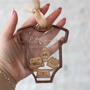 PAFU <strong>Christmas</strong> Baby's <strong>First</strong> <strong>Christmas</strong> <strong>Ornament</strong> Baby Keepsake 4D Shake Babies <strong>Ornament</strong> - Product Image 1