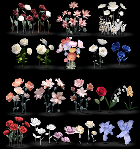 Sérigraphie de sécurité à base d'eau pour encres destinées aux fleurs, fruits, aliments, parfums, cadeaux de Noël, de mariage et cartes de vœux - Product Image 3