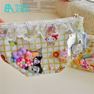 กระเป๋าเครื่องสำอางขนาดเล็กสำหรับเด็กผู้หญิงกระเป๋าเครื่องสำอางแนวแฟนซีขนม<span class=keywords><strong>หวาน</strong></span>ดีไซน์เนอร์แบบแฮนด์เมดไม่ซ้ำใครทันสมัย - Product Image 3