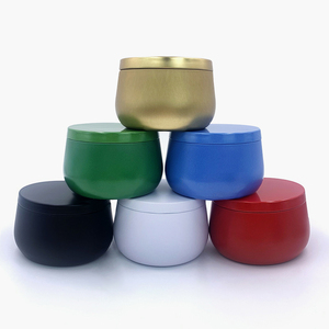 Pot en aluminium pour bougie en cire de soja, couleur unie, coloré, finition mate, rose gold, noir, 4oz, 6oz, 10oz, 12oz, 16oz - Product Image 6