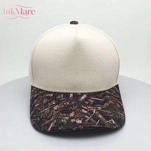 Casquette de baseball personnalisée en gros d'usine, style sportif 5 panneaux, broderie main et broderie 3D, design tendance pour l'extérieur et les voyages - Product Image 1