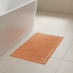 Alfombra de Baño Antideslizante Rondo 72X36 Cm Azul para el Suelo del Baño - Product Image 3