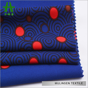 Mulinsen tekstil kırışık Georgette kumaş 75D şifon <span class=keywords><strong>Saree</strong></span> desen balık pulu - Product Image 4