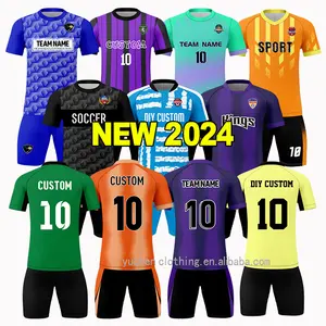 New In 2024 Adult Children Soccer Jersey Kits Club Football Jersey High Quality Soccer Tracksuit With Customized Logo And Name