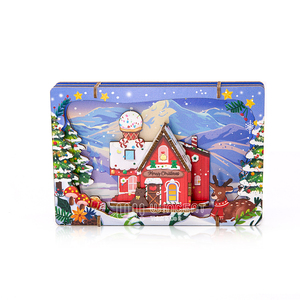Wincent Puzzle 3D in Legno Natalizio, Scatola Ombreggiata con Scena Invernale, Renna e Orso, Kit Fai-da-Te, Decorazione, Regalo per Bambini - Product Image 2