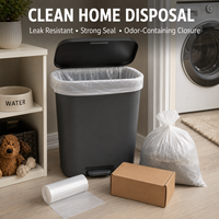 Sacs poubelles plats de grande taille, résistants et compostables EN 13432, sur mesure, pour cuisine, fournisseur en gros double usine OEM ODM