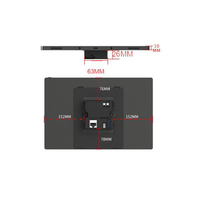 Akıllı ev 15.6 inç duvar montaj Android terminali 4K çözme/WiFi 6/RS485 kontrol Tablet paneli için fabrika/otel otomasyonu