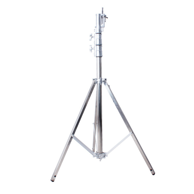 4.25-meter Professional Photography Silver Stainless Steel Light Stand Large Photography Studio Tripod