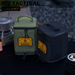 Old Mountain Outdoor <b>Gas</b> <b>Canister</b> Pouch Portable Waterproof Tactical Storage Bag for <b>Camping</b> Travel - Product Image 2