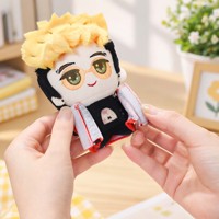 Fabricant de poupées en peluche personnalisées de 10 cm, mini-jouet mignon de personnage d'anime, porte-clés pendentif pour sac, créez votre design, faible MOQ