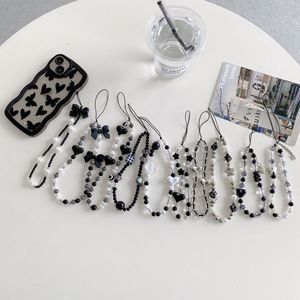 Lanière mobile de perle d'arc de papillon de coeur d'étoile cordon suspendu à la main perlé à la mode <span class=keywords><strong>chaîne</strong></span> de <span class=keywords><strong>téléphone</strong></span> unique pour l'appareil mobile - Product Image 3