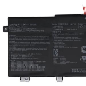 แบตเตอรี่แล็ปท็อปใหม่เอี่ยม 4050mAh 48Wh รุ่น B31N1726 B31N1726-1 สำหรับ <span class=keywords><strong>Asus</strong></span> FX504GE <span class=keywords><strong>FX504GM</strong></span> FX505GM FX506II FX706LI TUF504GE TUF504GM - Product Image 4