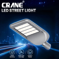 Lampadaire LED modulaire AC CRANE IP65 150W certifié CE, compatible Alexa, garantie 5 ans, construction en aluminium, pour autoroute et parking