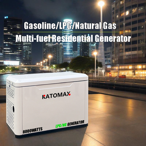 गैसोलीन प्राकृतिक गैस घर मूक जनरेटर 5kw, 6kw, 7kw, 8kw, 10kw, 11kw, 12kw, 15kw, और 17kw की शक्ति रेटिंग के साथ - Product Image 5