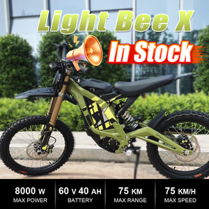 จักรยานไฟฟ้าเสือภูเขา High Power Light X Brushless ความเร็ว 61-80 กม./ชม. แรงบิด 266 นิวตันเมตร 60V 40Ah 8KW ระบบดิสก์ไฮดรอลิก โครงอะลูมิเนียม Light Bee - Product Image 3