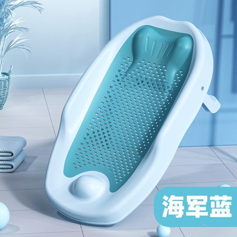 Cojín de baño azul brumoso