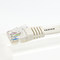 Cable de teléfono plano de cobre 4 cables 23AWG 26AWG UTP Cable de teléfono CAT3 RJ12 RJ11 6P4C Cable de teléfono