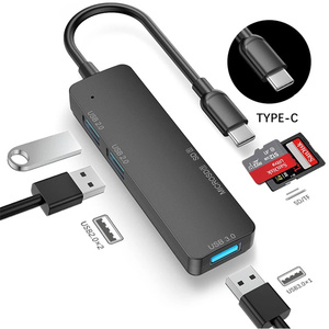 Adaptador <span class=keywords><strong>USB</strong></span> Hub 3,0, lector de tarjetas, divisor <span class=keywords><strong>USB</strong></span> para Xiaomi, portátiles, <span class=keywords><strong>Macbook</strong></span> <span class=keywords><strong>Pro</strong></span> 2015, 5 <span class=keywords><strong>USB</strong></span> 3,0, Hub para PC, Accesorios de ordenador - Product Image 1