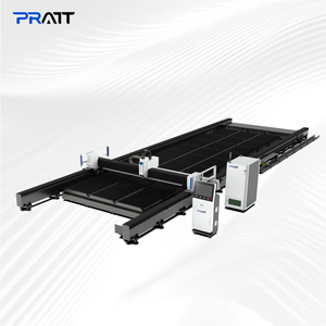 เครื่องตัดเลเซอร์แบบรางพื้นกำลังสูง ขนาดใหญ่ สำหรับงานตัดแผ่นโลหะหนัก - Product Image 2