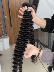 SLH ชุดผมบริสุทธิ์จากคนบราซิล,ผมบริสุทธิ์เคลือบเงาขายส่งหนังกำพร้าดิบมัดผมบริสุทธิ์ - Product Image 3