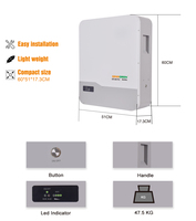 Générateur solaire hybride tout-en-un Genixgreen LFP Lithium Ion avec onduleur et batterie au lithium Lifepo4 48v