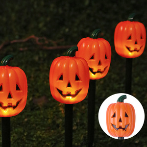 Luces Solares HLC ODM para Camino de Jardín de Halloween, Luces LED con Forma de Calabaza y Fantasma, Luces de Jardín Impermeables para Exteriores, Guirnalda de Luces para Patio y Césped - Product Image 2