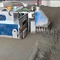 Robot de pose de carreaux d'intérieur, mini robot laser de nivellement de sol à chape sèche, machine de construction, machine de nivellement de sol en mortier de ciment