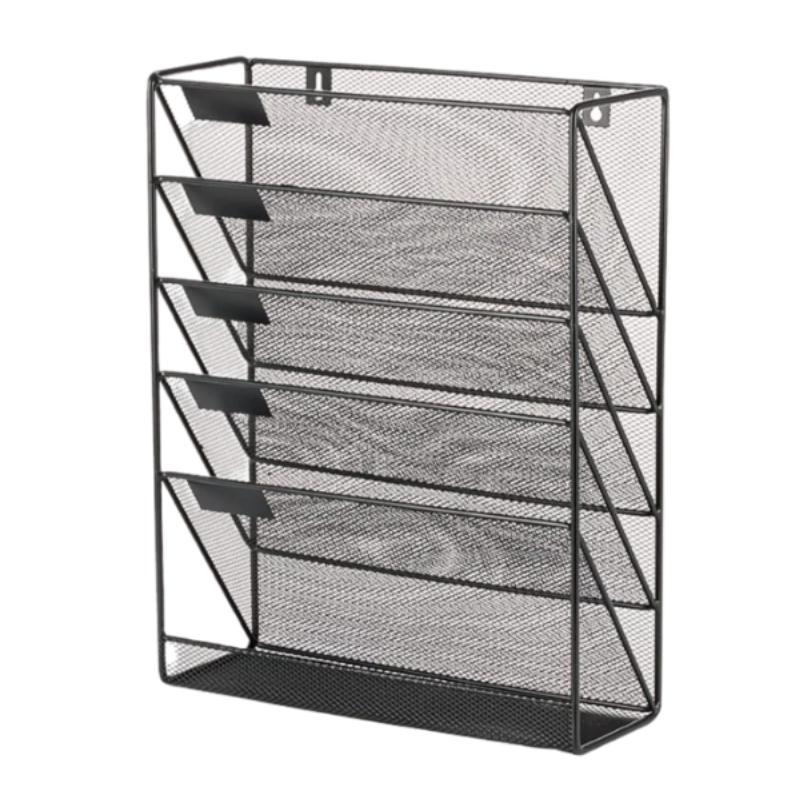 2021 JieFa горячая Распродажа 5-слойный офисный держатель для документов органайзер для хранения файлов стеллаж настенный стеллаж для файлов