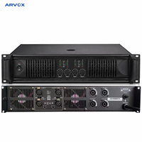 Amplificateur de puissance numérique professionnel ARVOX à 2 canaux pour les spectacles sur scène et les systèmes musicaux