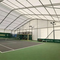 Marquee modulaire anti-UV pour la construction de terrains de padel commerciaux