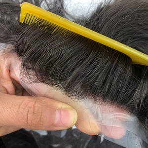 YL Remy <span class=keywords><strong>capelli</strong></span> naturali per uomini e donne parrucche europee <span class=keywords><strong>capelli</strong></span> Remy iniezione parrucchino pelle sottile - Product Image 3