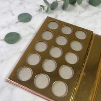 Boîte d'emballage personnalisée de luxe pour palette de fards à paupières, boîte en papier cosmétique avec impression de logo