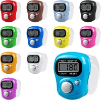 Compteur électronique de doigt pour usage domestique, 5 chiffres, écran LCD numérique, compteur de boutons LED pour le golf, vente en gros