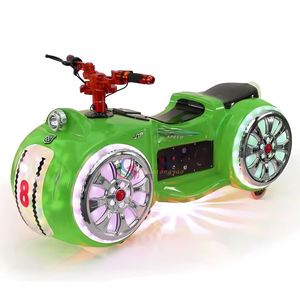 Voiture tamponneuse commerciale d'extérieur pour enfants, moto électrique à pédales pour parcs d'attractions et centres commerciaux, fabriquée en fibre de verre durable - Product Image 2