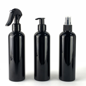 Bouteille en plastique PET noire réutilisable de 250 ml pour le nettoyage de voiture, le jardinage, les soins des animaux, livraison rapide, vaporisateur à gâchette à fine brume, lotion, parfum - Product Image 2