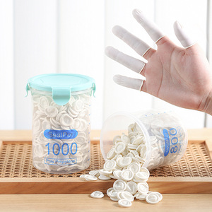 Disposable Finger <b>Cots</b> 1000 Pcs Poly Propylene SealPot For Beauty Acne Treatment Electronics Protection - Product Image 1