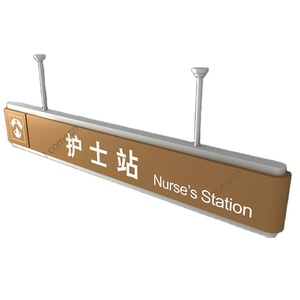 Suspending LED advertising light box nurse station hospital sign/hospital sign board design