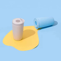 Bouteille d'eau isotherme en acier inoxydable ODM 350 ML, fine et droite, finition mate, pour les trajets quotidiens, réutilisable, sans BPA