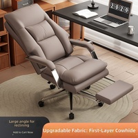Chaise de direction au design moderne et minimaliste, réglable en hauteur, confortable pour de longues heures de travail ; chaise ergonomique
