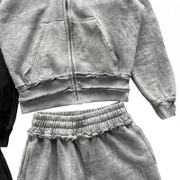 Ensembles pour hommes Cenloong, vêtements Y2k, ensembles pour hommes, sweat-shirt vintage blanc personnalisé en molleton
