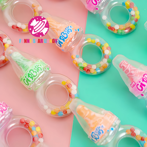 Sucettes en forme de biberon pour bébé, sucettes en forme de sucette, bonbons durs, vente en gros, ODM Big Quit - Product Image 6