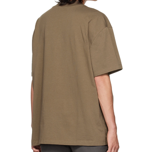 Camiseta Oversize de Algodón para Hombre, Cuello Redondo Liso, Estilo Holgado, Hombro Caído, Personalizable con Logotipo, Estilo Urbano - Product Image 3