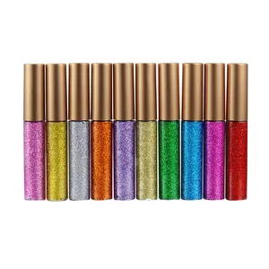 OEM High Quality Waterproof Shimmer Eyeshadow Highlight Shine Long Lasting Color Shimmer Liquid Eyeliner