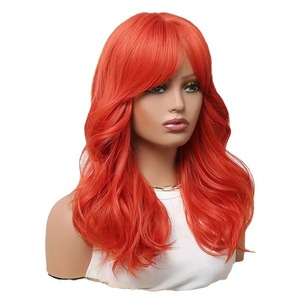 Perruques et postiches de mode transfrontalières européennes et américaines, cheveux bouclés mi-longs blonds naturels africains pour usage quotidien - Product Image 4