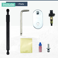 Amortisseur à gaz de traction JK-S-43200 JakeParts 10N-3500N certifié TUV avec revêtement électrolytique au graphite et à l'azote, compatible avec les F150 de 2004 à 2014