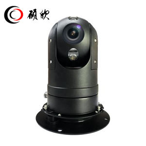 Kamera Dome PTZ Keamanan Luar Ruangan yang Dipasang di Kendaraan dengan Penglihatan Malam 80M - Product Image 5