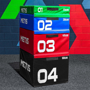 กล่อง Plyometric 4-in-1สำหรับกระโดดมี4ความสูงที่แตกต่างกัน15ซม./30ซม./45ซม./60ซม. - Product Image 5