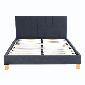 แท่นวางเตียงแฝดสีขาวขนาดควีนไซส์ทำจากไม้สำหรับการแต่งงานสไตล์วิคตอเรียออตโตมันโครงเตียงแบบทันสมัย - Product Image 5