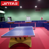 Tapis de sol intérieur en PVC imperméable absorbant les chocs pour court de tennis de table de ping-pong