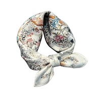 Bandana en soie personnalisé avec logo, respirant, pour l'été, couvre-chef, bandana personnalisé pour le lieu de travail, accessoire de mariage